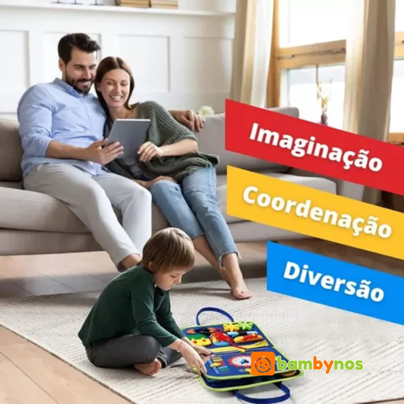 Maleta Sensorial Montessori - Atividades Educativas