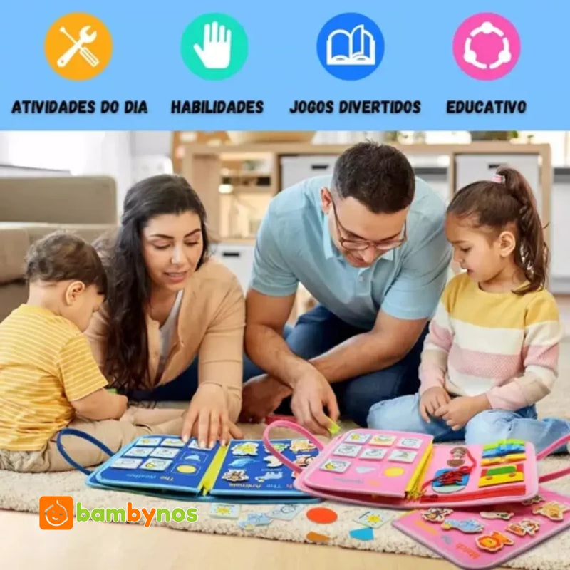 Maleta Sensorial Montessori - Atividades Educativas