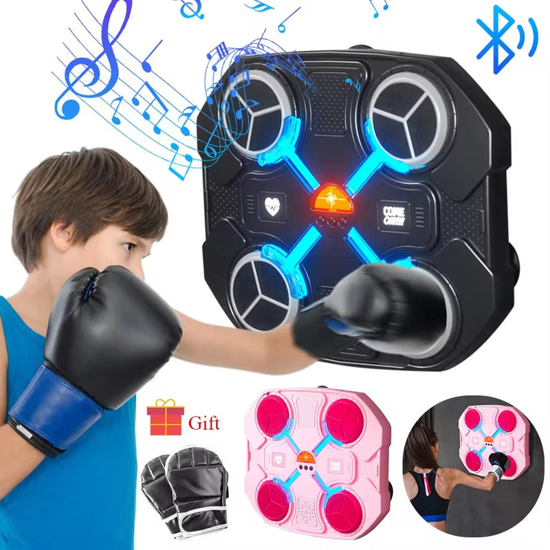 Máquina de Boxe Eletrônica Musical Inteligente Brinquedo Para Crianças e Adultos