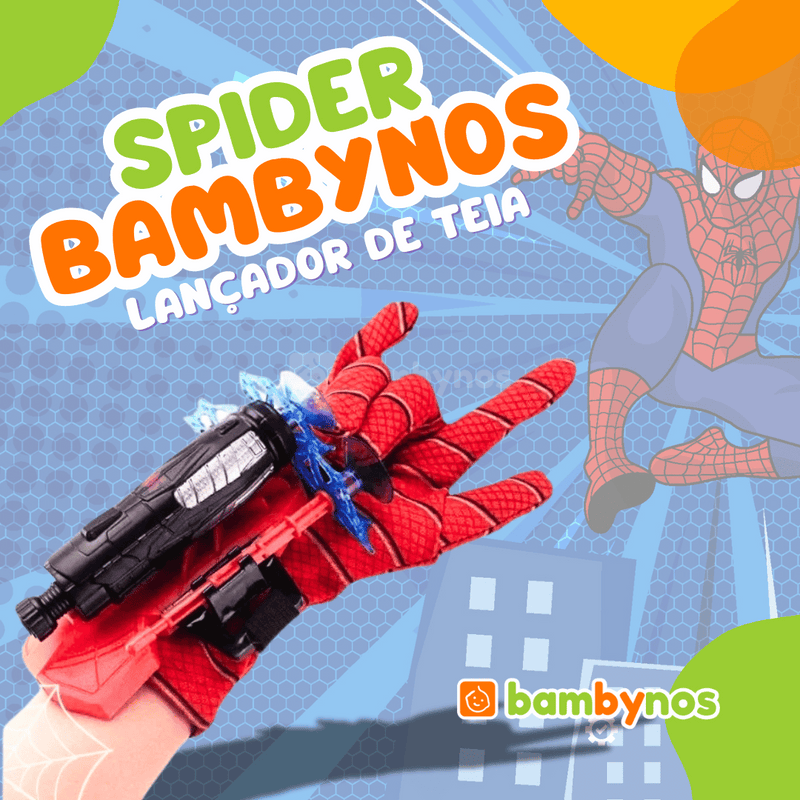 Kit Lançador de Teia Homem Aranha - SpiderBambynos