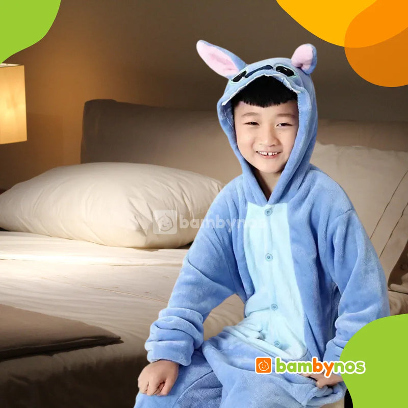 Pijama Cosplay Kigurumi Infantil Lilo SticH | P ao G