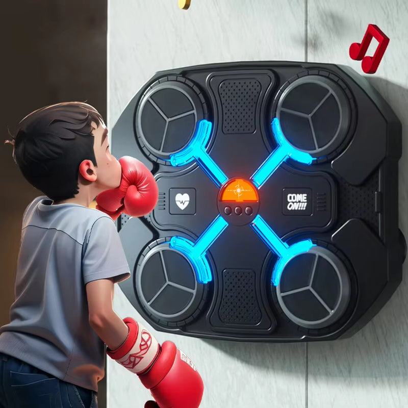 Máquina de Boxe Eletrônica Musical Inteligente Brinquedo Para Crianças e Adultos