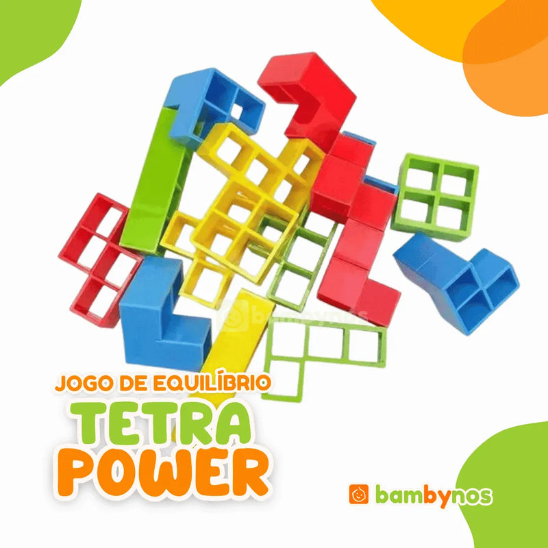 TetraTower - Brinquedo Jogo de Peças em Equilíbrio