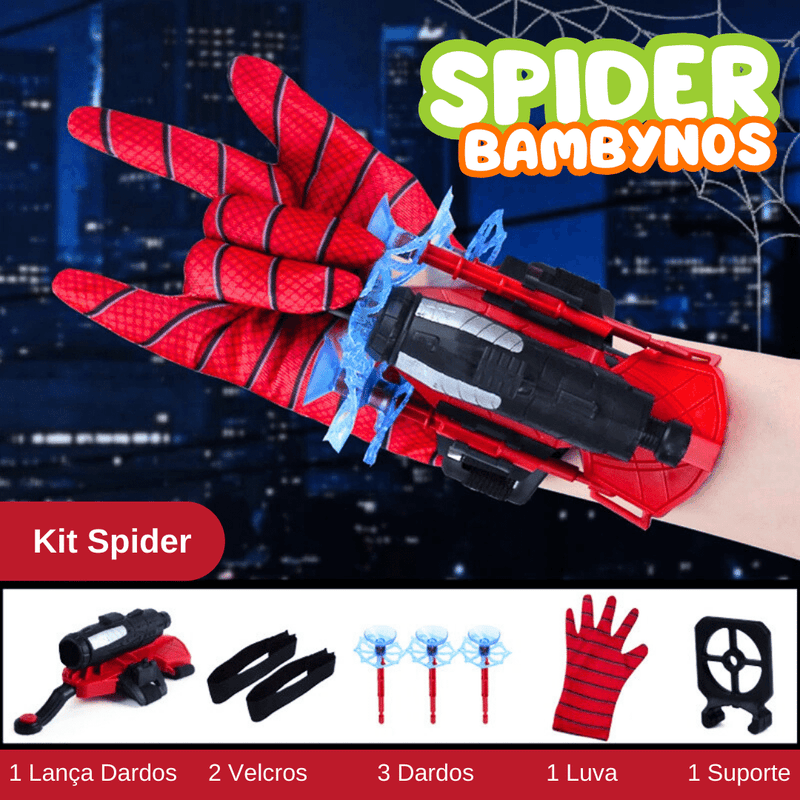 Lançador de Teia Homem Aranha - SpiderBambynos - Bambynos