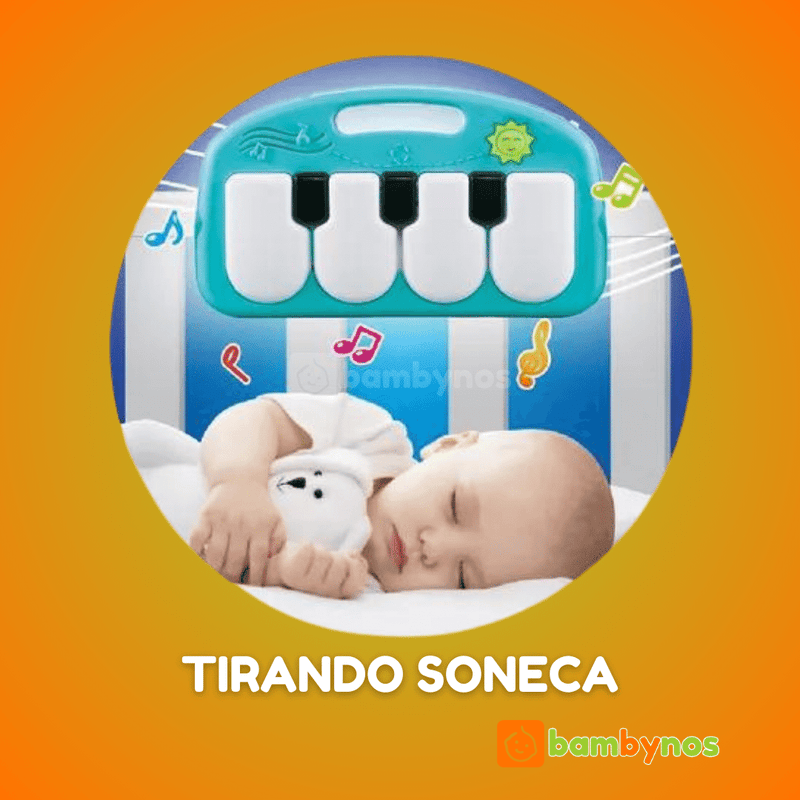 Tapete Musical Piano Interativo para Bebês - Tapete Bambyno - Bambynos