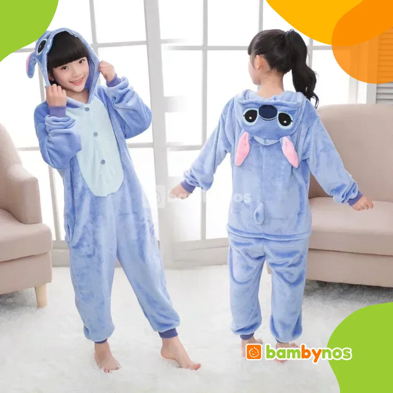 Pijama Cosplay Kigurumi Infantil Lilo SticH | P ao G