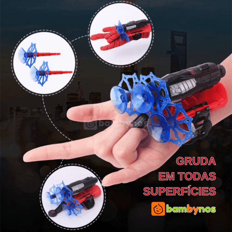 Lançador de Teia Homem Aranha - SpiderBambynos - Bambynos