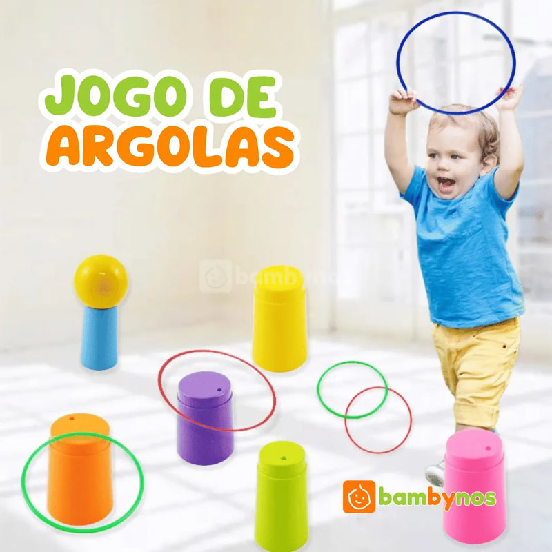 Brinquedo Infantil Jogo de Arremesso de Argolas - ArgolasGame