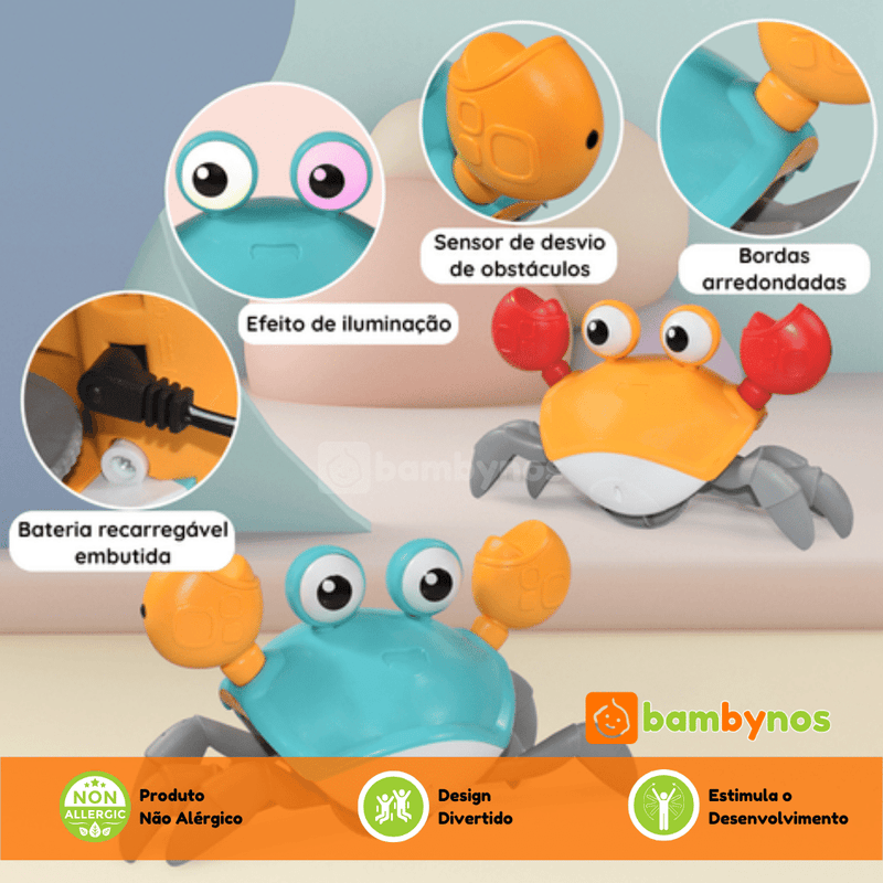 Caranguejo Fujão Bambyno Brinquedo - Bambynos