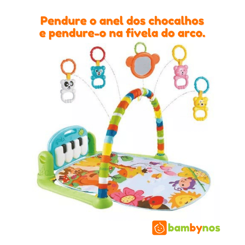 Tapete Musical Piano Interativo para Bebês - Tapete Bambyno - Bambynos