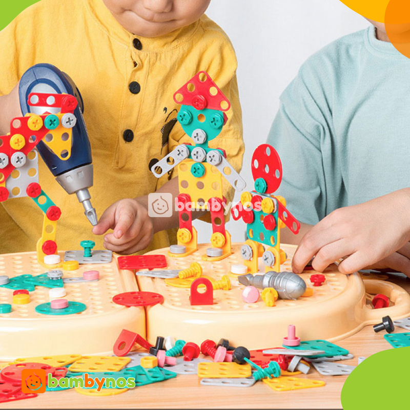 Maleta De Ferramenta Infantil Montessori - BambyRepair - Bambynos