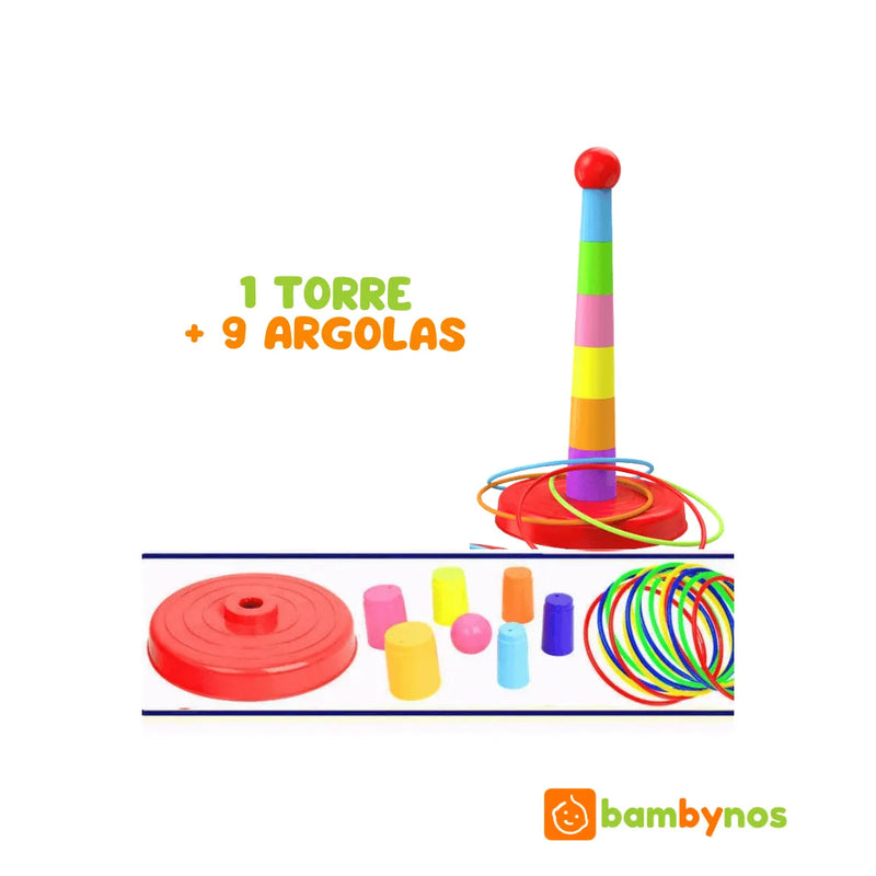 Brinquedo Infantil Jogo de Arremesso de Argolas - ArgolasGame