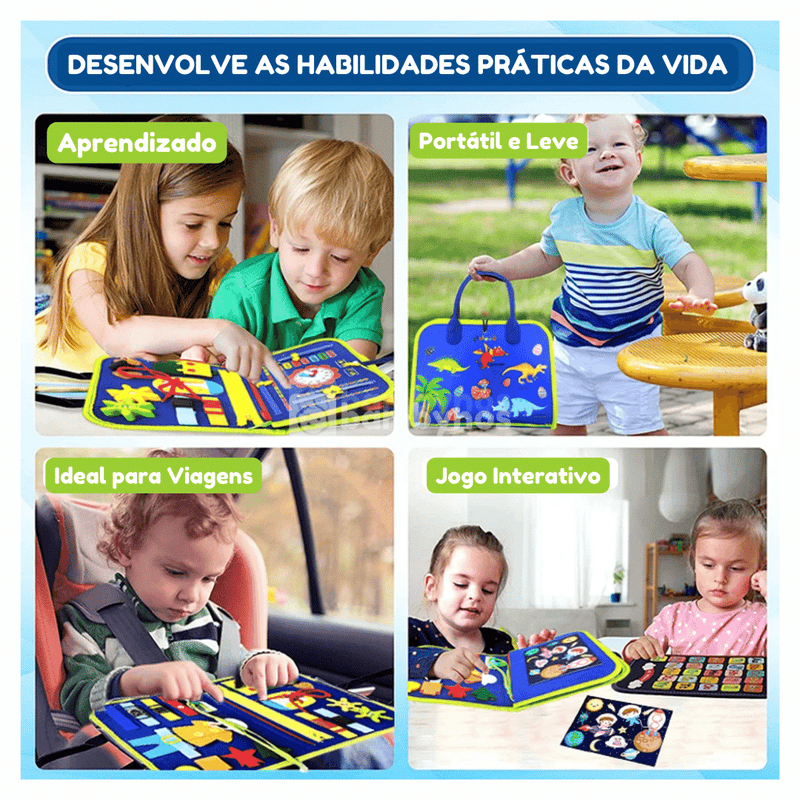 Maleta Educativa Atividades Sensorial Montessori - Bambynos