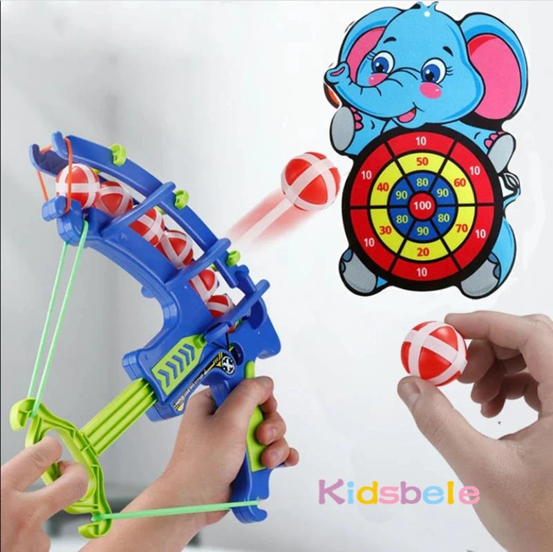 Kit Infantil Arco e Flecha Tiro Ao Alvo Montessori