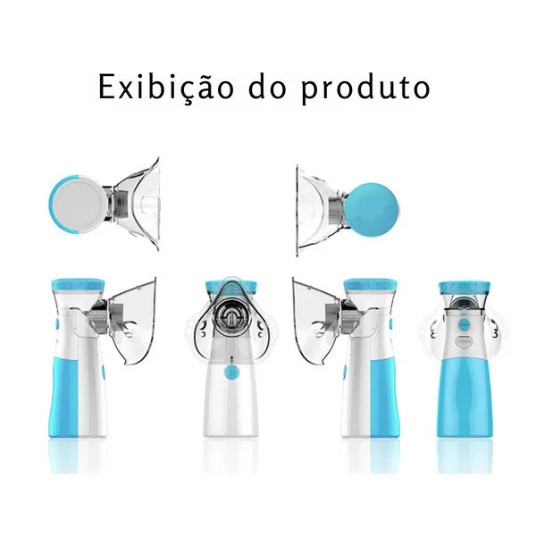 Nebulizador Inalador Portátil Ultrassônico Adultos e Crianças USB + BRINDE