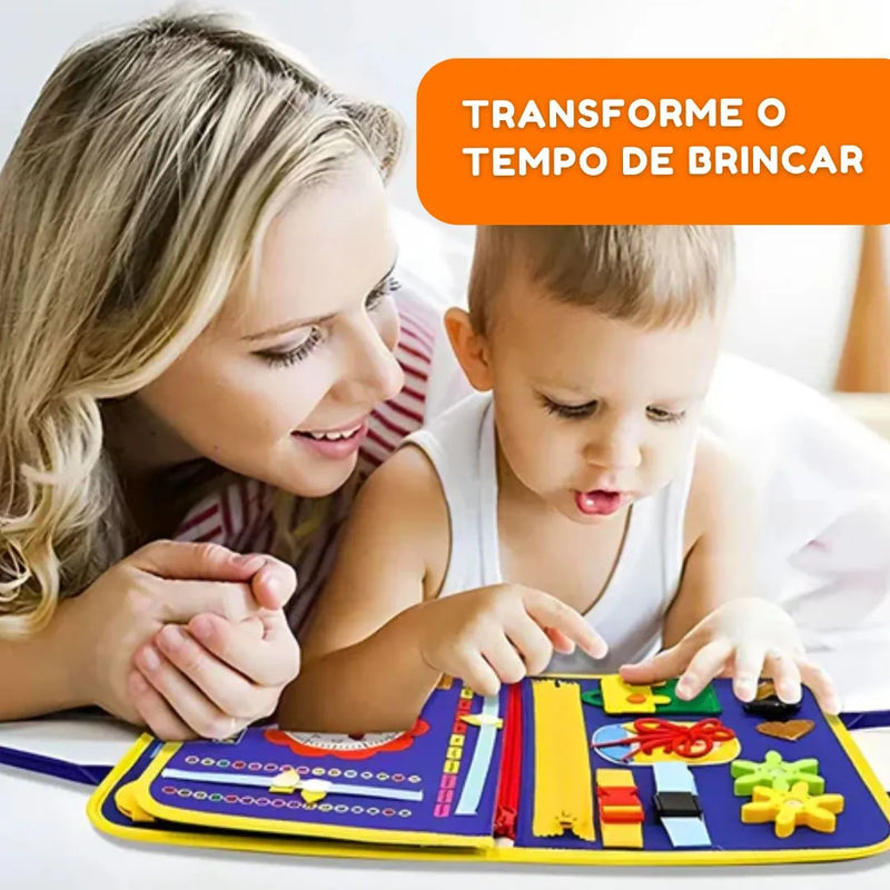 Maleta Sensorial Montessori - Atividades Educativas